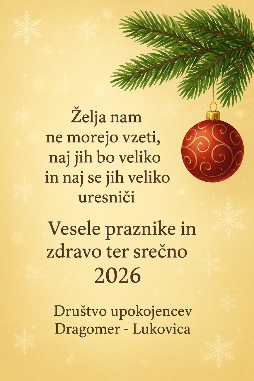 Novoletno voščilo 2026